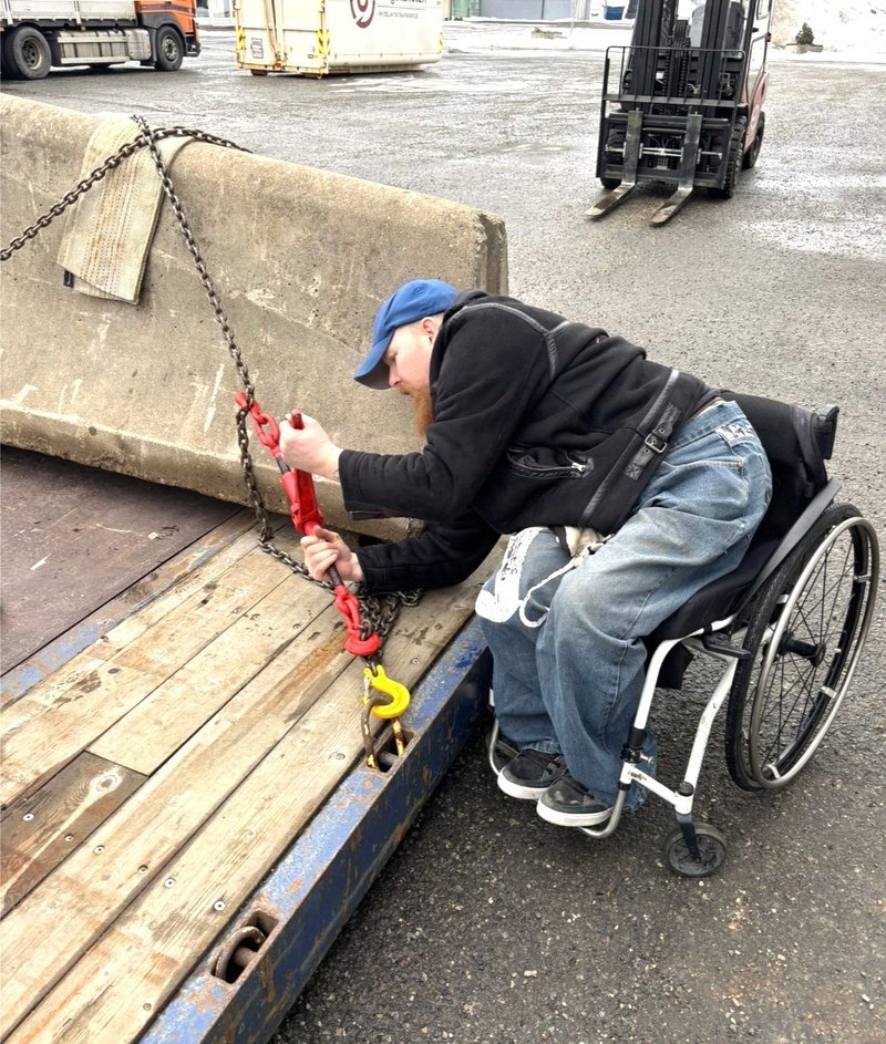 Lastsikring med egne hjelpemidler